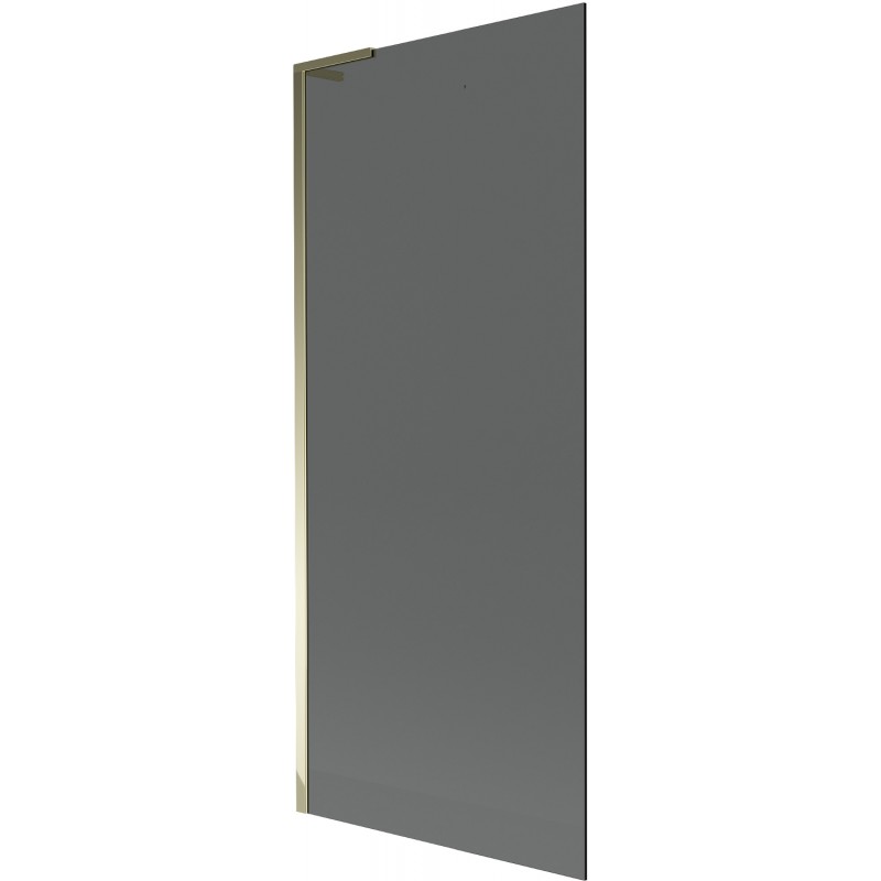Mexen Next L kúpeľňová zástena 1-krídlová 80 x 150 cm, grafit, zlatá - 895-080-000-03-40-50