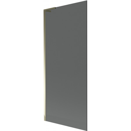 Mexen Next L kúpeľňová zástena 1-krídlová 80 x 150 cm, grafit, zlatá - 895-080-000-03-40-50