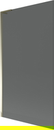 Mexen Next L vaňová zástena 1-krídlová 100 x 150 cm, grafitová, zlatá - 895-100-000-03-40-50