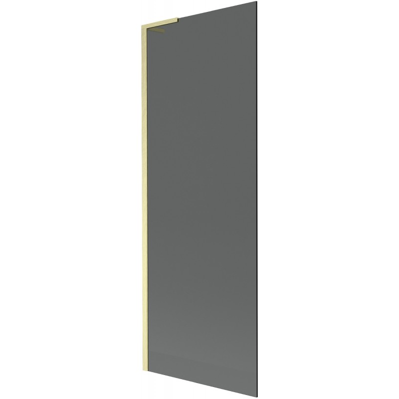 Mexen Next L vaňová zástena 1-krídlová 70 x 150 cm, grafit, zlatý kartáčovaný - 895-070-000-03-40-55