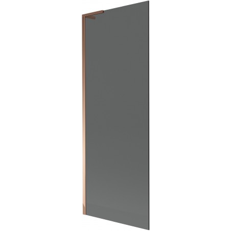 Mexen Next L vanová zástena 1-krídlová 70 x 150 cm, grafit, ružové zlato - 895-070-000-03-40-60