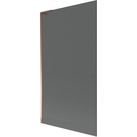 Mexen Next L vaňová zástena 1-krídlová 100 x 150 cm, grafit, ružové zlato - 895-100-000-03-40-60