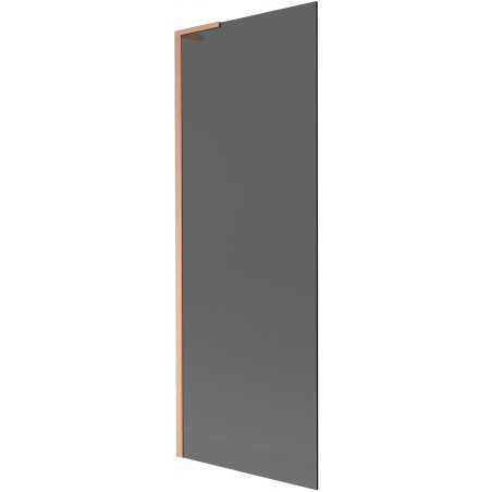 Mexen Next L vaňová zástena 1-krídlová 70 x 150 cm, grafit, brúsená meď - 895-070-000-03-40-65