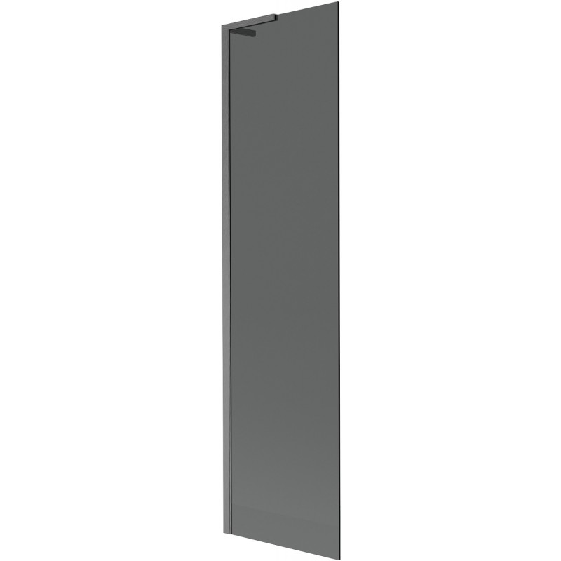 Mexen Next L paravan na vaňu 1-krídlový 50 x 150 cm, grafit, kefovaná gun gray - 895-050-000-03-40-66