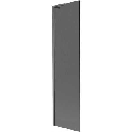 Mexen Next L vaňová zástena 1-krídlová 50 x 150 cm, grafit, brúsená gun gray - 895-050-000-03-40-66