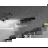 Mexen Next L paravan na vaňu 1-krídlový 50 x 150 cm, grafit, kefovaná gun gray - 895-050-000-03-40-66