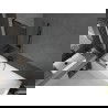 Mexen Next L vaňová zástenka 1-krídlová 60 x 150 cm, grafitová, čierna - 895-060-000-03-40-70