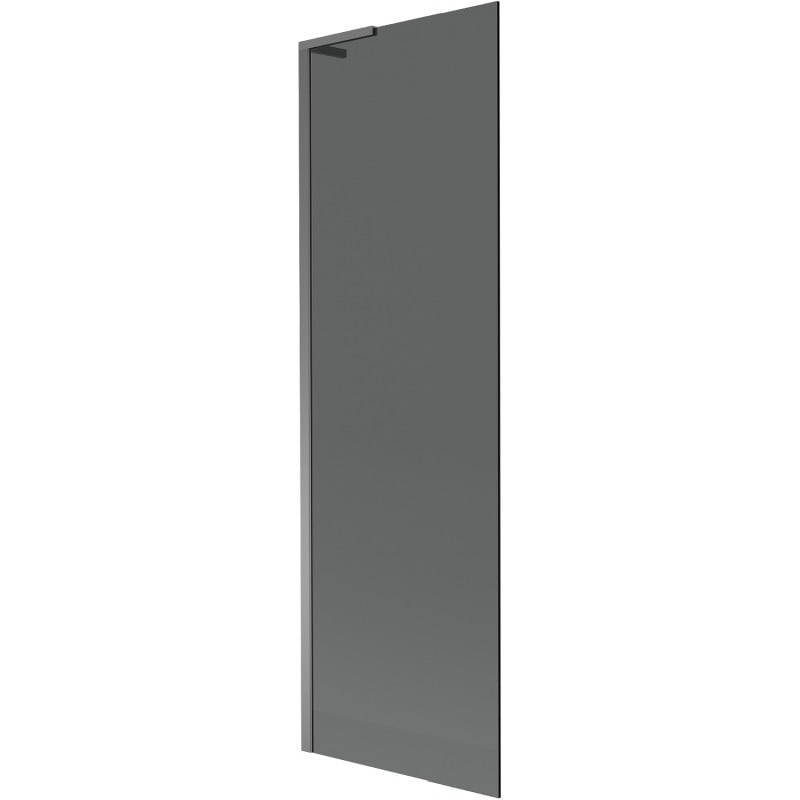 Mexen Next L vaňová zástena 1-krídlová 60 x 150 cm, grafit, gun metal - 895-060-000-03-40-95