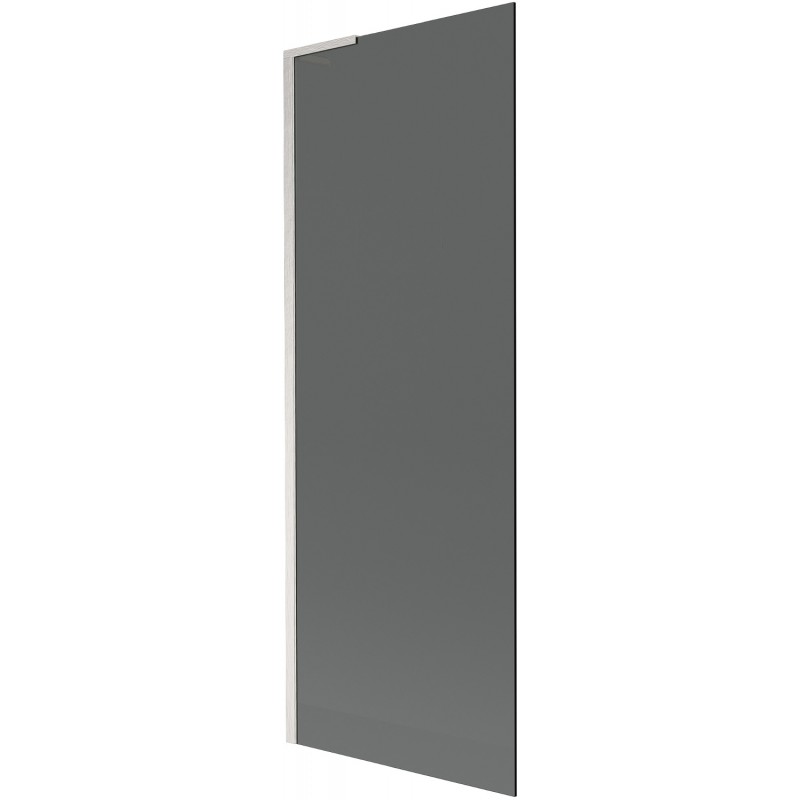Mexen Next L vaňová zástenka 1-krídlová 70 x 150 cm, grafitová, brúsený nikel - 895-070-000-03-40-97
