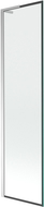 Mexen Next L vaňová zástena 1-krídlová 50 x 150 cm, čierny rám, chróm - 895-050-000-03-70-01