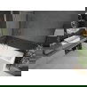 Mexen Next L paraván na vaňu, 1-krídlový, 60 x 150 cm, čierny vzor, chróm - 895-060-000-03-70-01