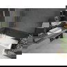 Mexen Next L, vaňová zástenka 1-krídlová 70 x 150 cm, čierny vzor, chróm - 895-070-000-03-70-01
