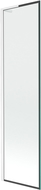 Mexen Next L vanová zábrana 1-krídlová 50 x 150 cm, čierny rám, biela - 895-050-000-03-70-20