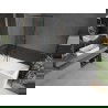 Mexen Next L vaňová zástena 1-krídlová 90 x 150 cm, čierny vzor, brúsená meď - 895-090-000-03-70-65