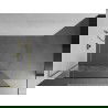 Mexen Kioto L sprchová stena Walk-in 110 x 200 cm, biely vzor, zlatá - 800-110-103-50-85