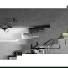 Mexen Next L vaňová zástenka 1-krídlová 50 x 150 cm, čierny vzor, čierny - 895-050-000-03-70-70