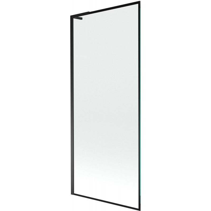 Mexen Next L sprchová zástenka na vaňu 1-dverová 80 x 150 cm, čierny rám, čierna - 895-080-000-03-70-70