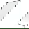 Mexen Next L zásten na vaňu 1-krídlový 100 x 150 cm, čierny vzor, čierny - 895-100-000-03-70-70