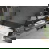Mexen Next L jednokrídlová vaňová zástena 50 x 150 cm, čierny vzor, gun metal - 895-050-000-03-70-95