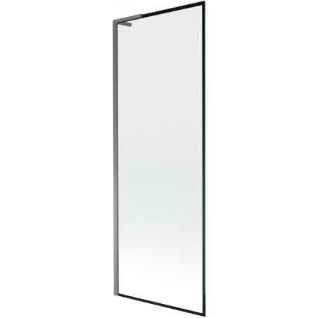 Mexen Next L vaňová zástena 1-krídlová 70 x 150 cm, čierny vzor, gun metal - 895-070-000-03-70-95