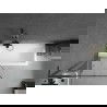Mexen Next L vaňová zástena 1-krídlová 80 x 150 cm, čierny vzor, gun metal - 895-080-000-03-70-95