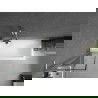 Mexen Next L sprchová stena 1-krídlová 50 x 150 cm, čierny vzor, brúsený nikel - 895-050-000-03-70-97