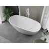 Mexen Eris voľne stojaca vaňa 155 x 80 cm, biela, biely prepad - 53441558000-20