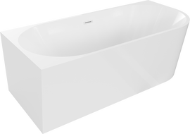 Mexen Mia voľne stojaca rohová vaňa ľavá 170 x 80 cm, biela, prepad biely - 52691708000L-20