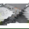 Mexen Mia vaňa voľne stojaca rohová ľavá 170 x 80 cm, biela, prepad mosadz brúsená - 52691708000L-65