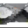 Mexen Mia voľne stojaca rohová vaňa ľavá 170 x 80 cm, biela/čierna, odtok mosadzný - 52691708075L-65