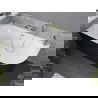 Mexen Mia voľne stojaca rohová ľavá 170 x 80 cm, biela/čierna, zlatý prepad - 52691708075L-50