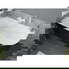 Mexen Mia voľne stojaca rohová vaňa ľavá 170 x 80 cm, biela/čierna, biely prepad - 52691708075L-20