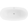 Mexen Eris voľne stojaca vaňa 170 x 80 cm, biela, prechod chrom - 53441708000-01