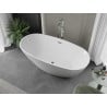 Mexen Eris voľne stojaca vaňa 170 x 80 cm, biela, prechod chrom - 53441708000-01