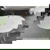 Mexen Eris vaňa voľne stojaca 170 x 80 cm, biela, prepad mosadz kartáčovaná - 53441708000-65