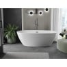 Mexen Eris voľne stojaca vaňa 170 x 80 cm, biela, odtok gun metal - 53441708000-95
