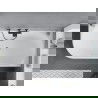 Mexen Mia voľne stojaca rohová vaňa pravá 170 x 80 cm, biela/čierna, čierny prepad - 52691708075P-70