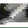 Mexen Eris vaňa voľne stojaca 170 x 80 cm, čierna, preliv biely - 53441708070-20