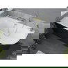 Mexen Mia voľne stojaca rohová ľavá 180 x 80 cm, biela/čierna, odtok zlatý brúsený - 52691808075L-55