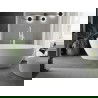 Mexen Eris voľne stojaca vaňa 180 x 80 cm, biela, preliv biely - 53441808000-20