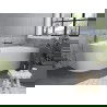 Mexen Mia vaňa voľne stojaca pravá 180 x 80 cm, biela, odtok chróm - 52691808000P-01