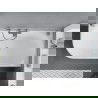 Mexen Mia vaňa voľne stojaca rohová pravá 180 x 80 cm, biela, prepad gun gray brúsený - 52691808000P-66
