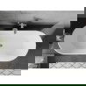 Mexen Flavia voľne stojaca vaňa 160 x 75 cm, biela, odtok chróm - 54031608000-01