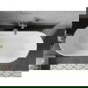 Mexen Flavia voľne stojaca vaňa 170 x 75 cm, biela, prepad brúsená nikel - 54031708000-97