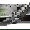 Mexen Flavia voľne stojaca vaňa 170 x 75 cm, biela/čierna, odtok chróm - 54031708075-01