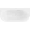 Mexen Oválna voľne stojaca vaňa 160 x 80 cm, biela, prepad biely - 52671608000-20