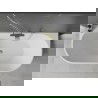 Mexen Oval vaňa voľnostojaca pri̇e zeňová 160 x 80 cm, biela, odtok zlatý - 52671608000-50