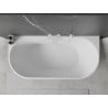 Mexen Oválna voľne stojaca vaňa 160 x 80 cm, biela, prepad biely - 52671608000-20
