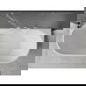 Mexen Oval vaňa voľne stojaca pri стене 170 x 80 cm, biela, odtok biely - 52671708000-20