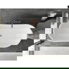 Mexen Montana voľne stojaca vaňa 170 x 80 cm, biela, prelievacie ružové zlato - 52011708000-60